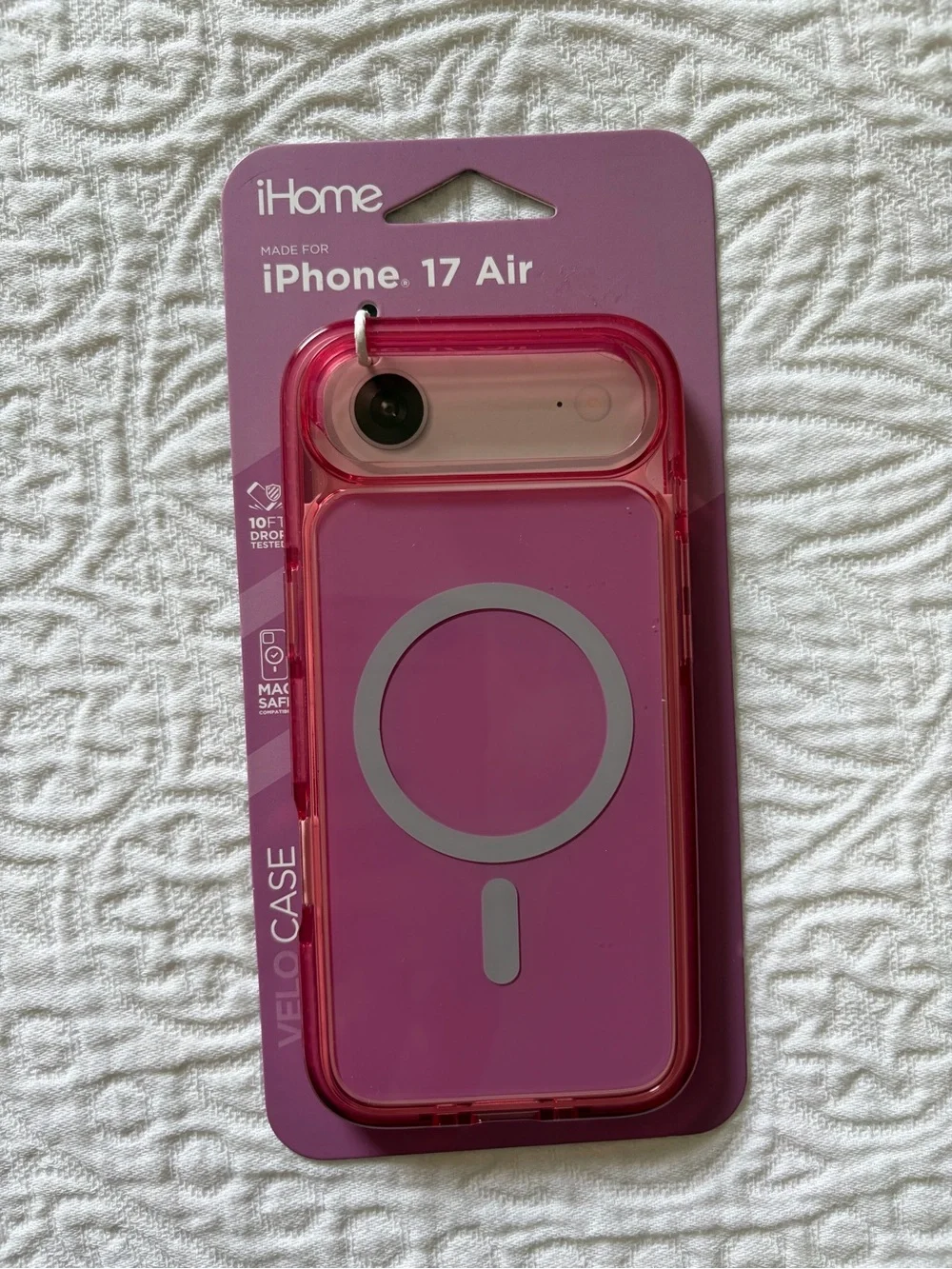 iHome Pink MagSafe-Compatible Case for iPhone 17 Air - Velo Case